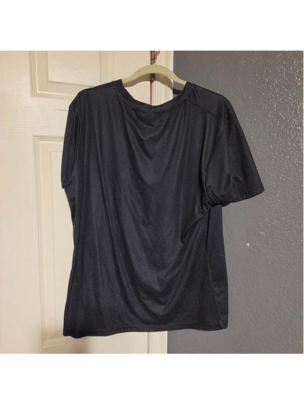 Black Graphic Tee with Martial Arts Panda Design - Picture 2 of 2